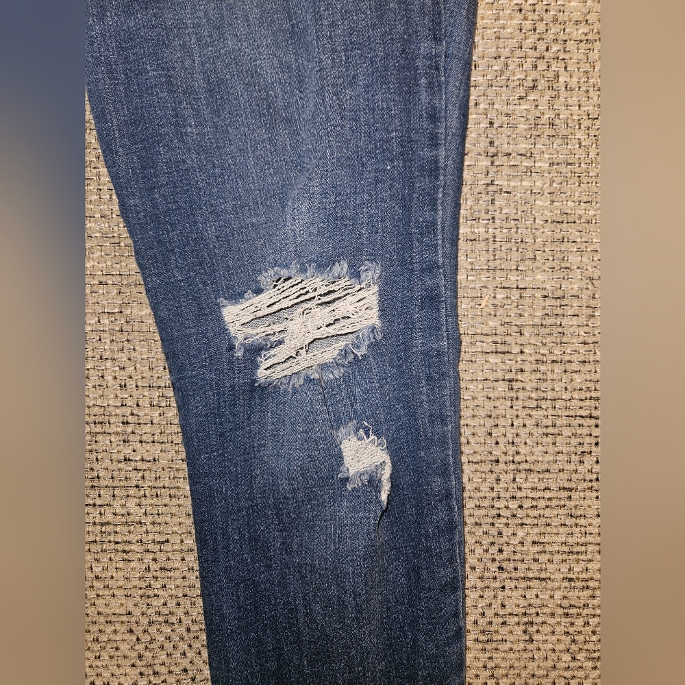 Rewash Distressed Blue Skinny Jeans - Picture 3 of 6